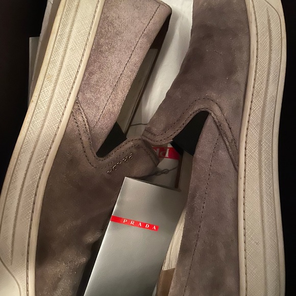 Prada Suede Slip Ons - Picture 4 of 6